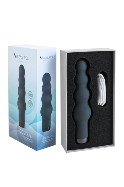 Main image for product index 4: Вібратор S Pleasures Bullets Obsidian