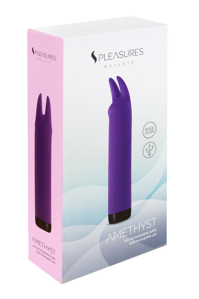 Вібратор S Pleasures Bullets Amethyst - фото 4