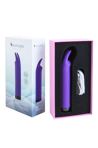 Вібратор S Pleasures Bullets Amethyst - фото 5