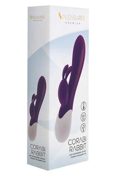 Main image for product index 6: Вибратор-кролик S Pleasures Premium Corabi Rabbit