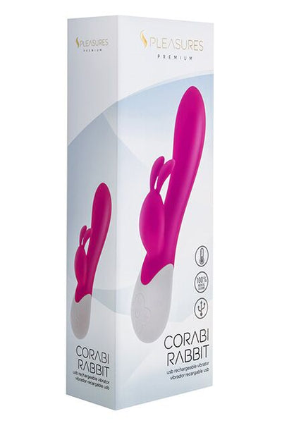 Main image for product index 3: Вибратор-кролик S Pleasures Premium Corabi Rabbit