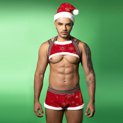 Main image for product index 1: Новорічний чоловічий еротичний костюм JSY 9133