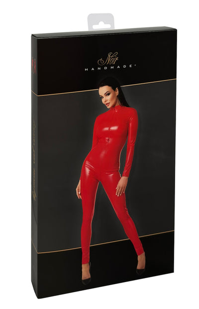 Комбинезон Noir Handmade F353 Red powerwetlook overall - фото 39