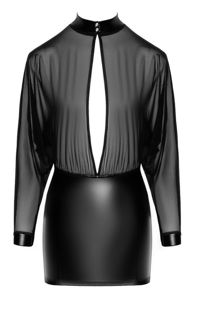 Main image for product index 37: Сукня Noir Handmade F348 Powerwetlook and tulle dress