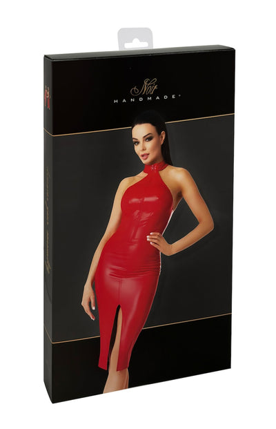 Сукня Noir Handmade F354 Red powerwetlook dress - фото 26