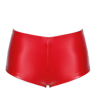 Шорты Noir Handmade F356 Red powerwetlook shorts - фото 24