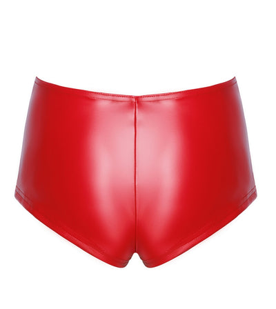 Шорты Noir Handmade F356 Red powerwetlook shorts - фото 48