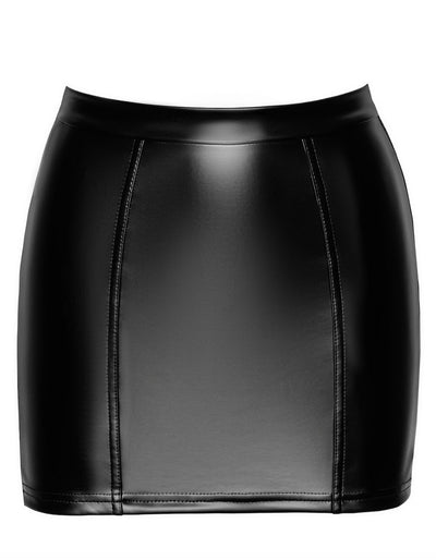 Юбка Noir Handmade F341 Powerwetlook and lace skirt - фото 36