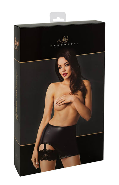 Юбка Noir Handmade F345 Powerwetlook skirt with garter - фото 15