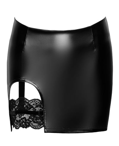 Юбка Noir Handmade F345 Powerwetlook skirt with garter - фото 45