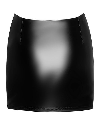 Юбка Noir Handmade F345 Powerwetlook skirt with garter - фото 46