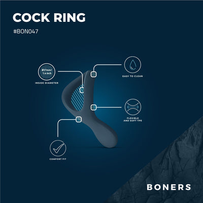 Эрекционное кольцо Boners Cock ring - фото 10