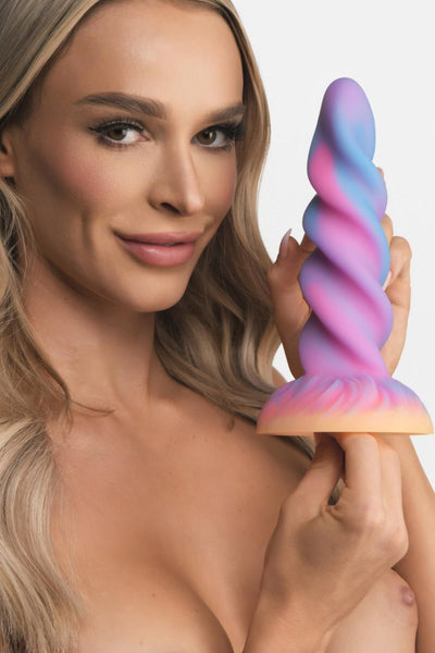 Main image for product index 6: Фэнтезийный фаллоимитатор Creature Cocks Glow-in-the-Dark Unicorn Dildo