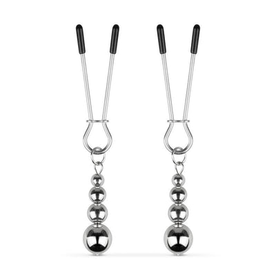 Зажимы для сосков Bedroom Fantasies: Nipple Clamps with Beaded Chain - фото 3
