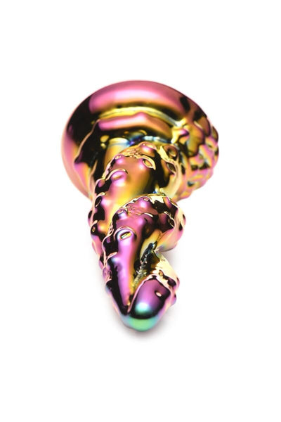 Фэнтезийный стеклянный фаллоимитатор Creature Cocks Enchanting Rainbow Glass Dildo - фото 3