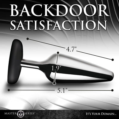 Main image for product index 5: Анальная пробка Master Series Butt Slut Metal & Silicone Butt Plug