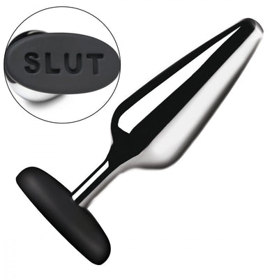 Main image for product index 1: Анальная пробка Master Series Butt Slut Metal & Silicone Butt Plug