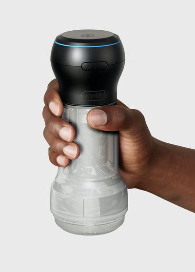 Main image for product index 6: Мастурбатор Kiiroo Feel Pocket Crystal с всасывающей интерактивной насадкой PowerBlow Combo Set