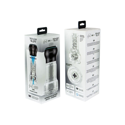 Main image for product index 8: Мастурбатор Kiiroo Feel Pocket Crystal с всасывающей интерактивной насадкой PowerBlow Combo Set