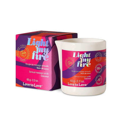 Main image for product index 1: Массажная свеча Love To Love LIGHT MY FIRE Coconut