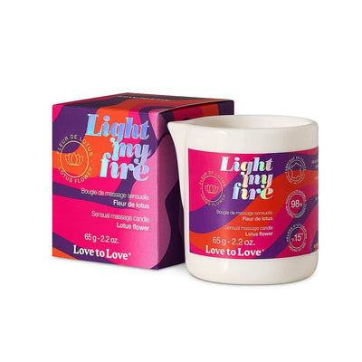 Main image for product index 1: Массажная свеча Love To Love LIGHT MY FIRE Lotus