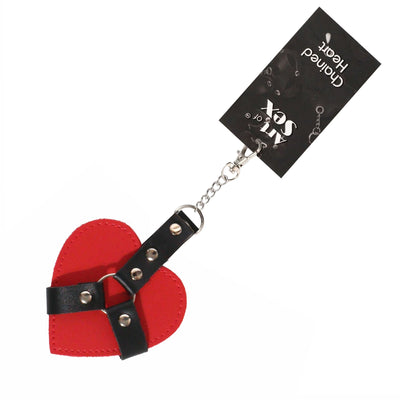 Брелок на карабіні для ключів Art of Sex Chained Heart - фото 6