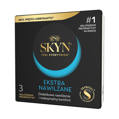 Безлатексні преміум-презервативи SKYN Ekstra Nawilżanel, ультратонкі - фото 2