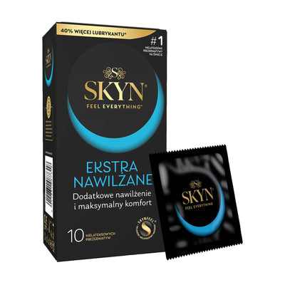 Безлатексні преміум-презервативи SKYN Ekstra Nawilżanel, ультратонкі - фото 1