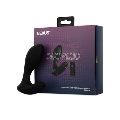 Main image for product index 2: Анальная вибропробка Nexus DUO Plug Medium, пульт ДУ