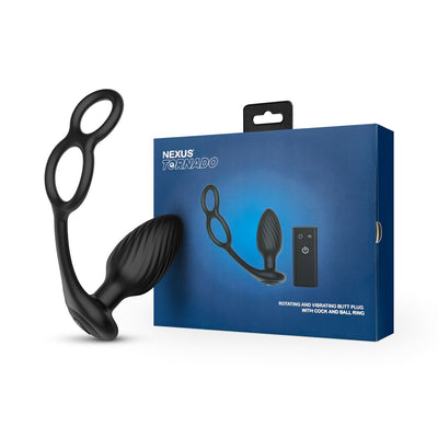 Main image for product index 10: Анальная вибропробка Nexus Tornado Cock and Ball Ring