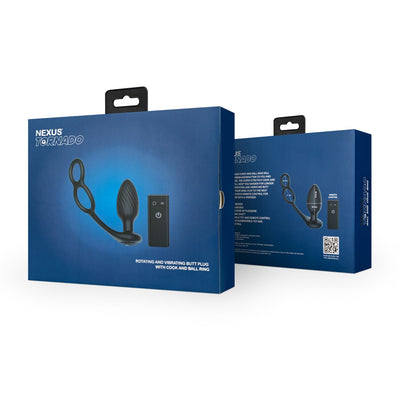 Main image for product index 11: Анальная вибропробка Nexus Tornado Cock and Ball Ring