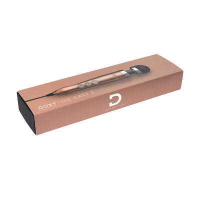 Вібромасажер DOXY Die Cast 3, живлення 220В, металевий корпус - фото 3