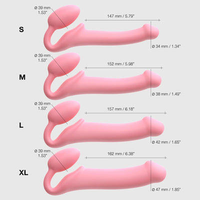 Main image for product index 19: Безремневой страпон Strap-On-Me Rose