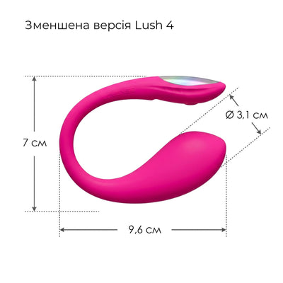 Міні смарт-віброяйце Lovense Lush Mini, зменшена версія Lovense Lush 4 - фото 5