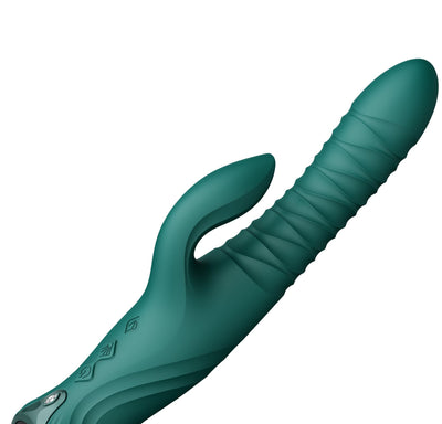 Main image for product index 36: Пульсатор-кролик с вибрацией Zalo Mose 2 Obsidian Black