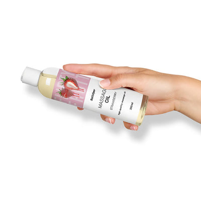Масажна олія Satisfyer Massage Oil Strawberry - фото 6