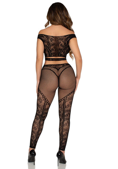 Main image for product index 4: Комплект Leg Avenue Off Shoulder Crop Top and Legging