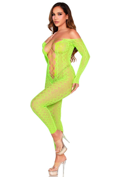 Main image for product index 4: Бодистокинг Leg Avenue Crotchless Footless Lingerie Bodystocking