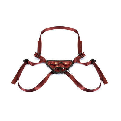 Main image for product index 1: Трусики для страпона Liebe Seele Wine Red Strap-on Harness