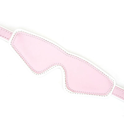 Main image for product index 3: Кожаная маска на глаза Liebe Seele White & Pink Fairy Goat Leather Blindfold