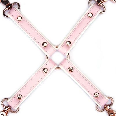 Main image for product index 3: Крестовина Liebe Seele White & Pink Leather Hogtie