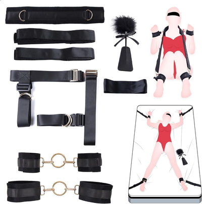 Main image for product index 1: БДСМ-набір LOCKINK YEAHWOW Bed Restraint set