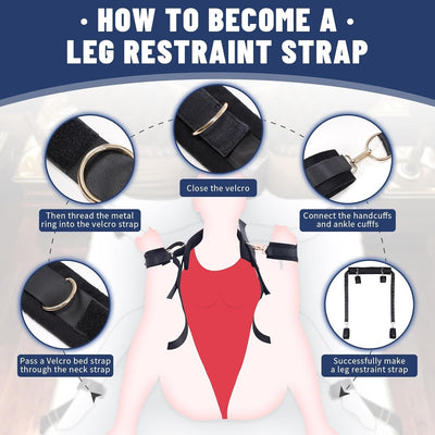 Main image for product index 6: БДСМ-набір LOCKINK YEAHWOW Bed Restraint set