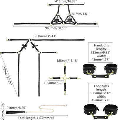 Main image for product index 6: БДСМ-набір LOCKINK YEAHWOW Forced Nadu pose correction set
