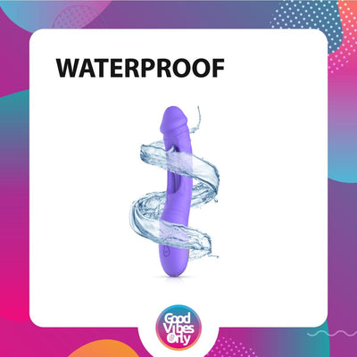 Вибратор Good Vibes Only - Flax Vibrating Dildo with G-Spot Stimulator - фото 12