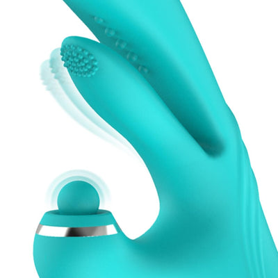 Вибратор-кролик Good Vibes Only - Lisa Thrusting Rabbit Vibrator with G-Spot Stimulator - фото 5