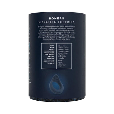 Main image for product index 12: Эрекционное кольцо Boners Vibrating Cock Ring with Perineum Stimulation