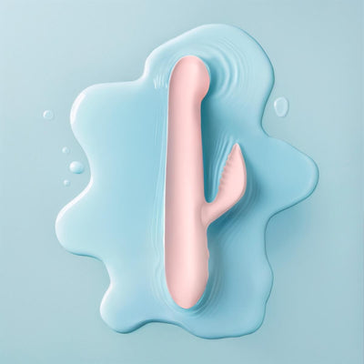 Вибратор-кролик Good Vibes Only - SHAI Thrusting Vibrator Soft Silicone - фото 10