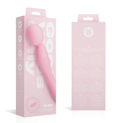 Вибромассажер Good Vibes Only - SIMI Double-Sided Wand Vibrator Soft Silicone - фото 10