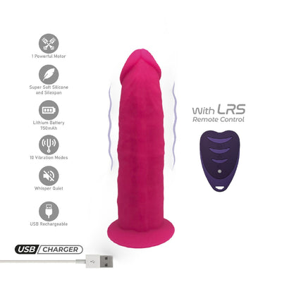 Main image for product index 8: Фалоімітатор з вібрацією SilexD Henry Vibro Pink + LRS